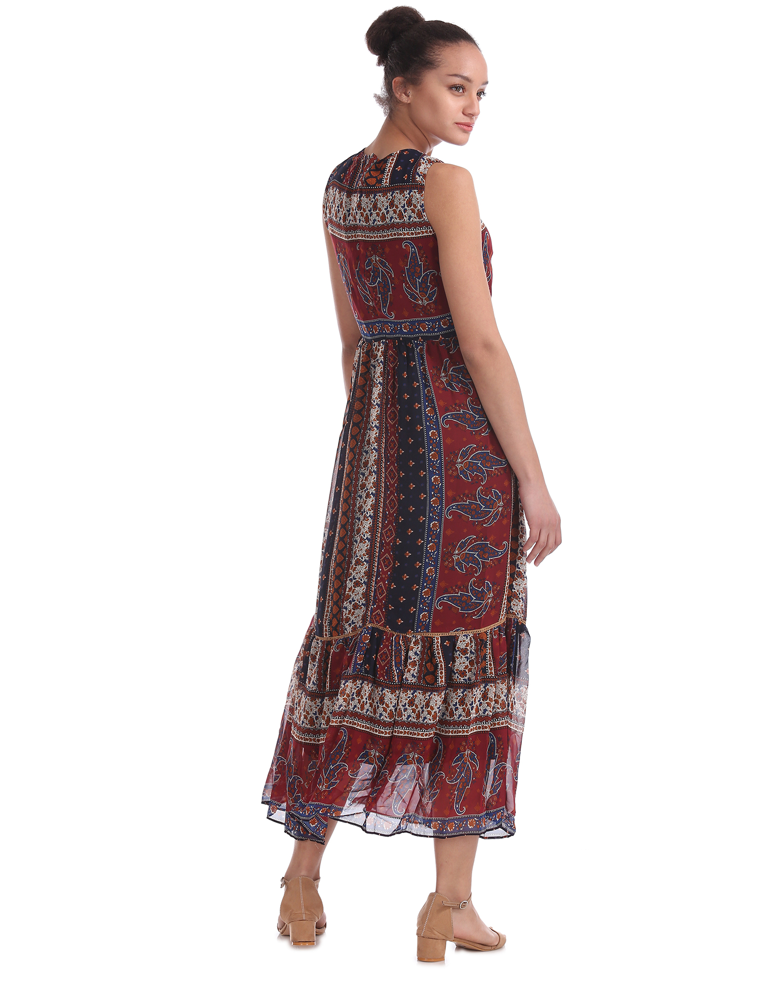 U.S. Polo Assn. Women Casual Wear Printed Dress